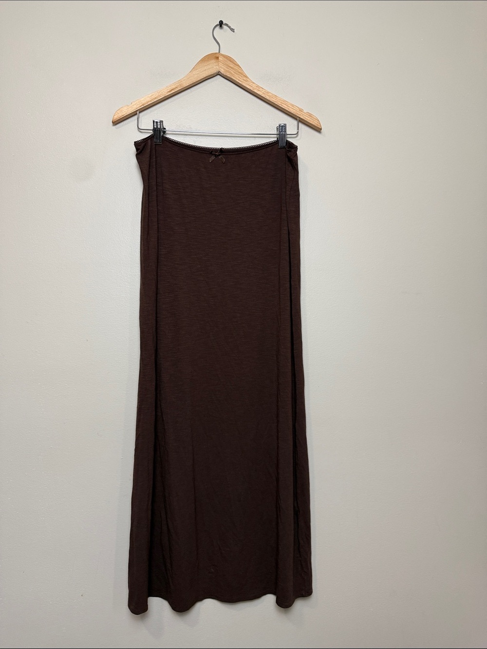 aerie Chocolate Brown Maxi Skirt size L